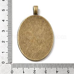 Старинные тибетском стиле сеттинги сплава подвеска кабошон X-TIBEP-M018-21AB-NF