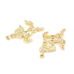 Pendentifs en laiton&nbsp;KK-P353-21G-03