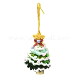 Таблички на дверь из шерстяной ткани для рождественской елки HJEW-B009-01