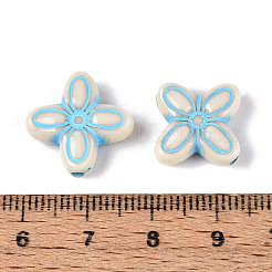 Окрашенные непрозрачные акриловые бусины OACR-T029-02S