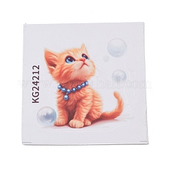Animaux en PVC imperméable autocollants auto-adhésifs&nbsp;STIC-K001-04B