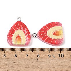 Подвески из непрозрачной смолы с фруктовой тематикой&nbsp;RESI-F061-02F