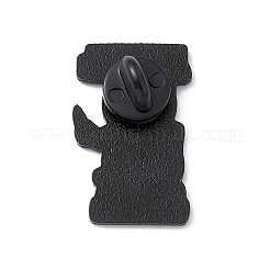 Katze mit Wortlegierungsbrosche für Rucksackkleidung&nbsp;JEWB-M024-02B-A