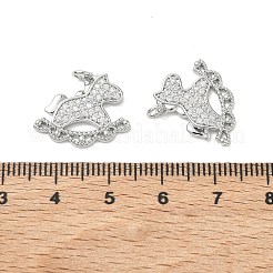 Shegrace Messing-Anhänger mit Mikropavé-Fassung aus Zirkonia&nbsp;XGRQ3D505-495P