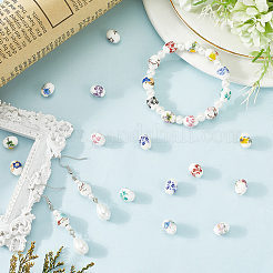 60шт фарфоровые бусины ручной работы&nbsp;PORC-SC0001-29A