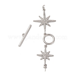 Латунные застежки-молнии из прозрачного кубического циркония&nbsp;KK-A223-36P