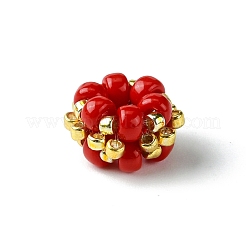 Миюки круглые рокайльские бусины бисерные подвески PALLOY-MZ00207