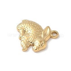 Подвески в виде кроликов из нержавеющей стали 304&nbsp;STAS-S186-07C-G