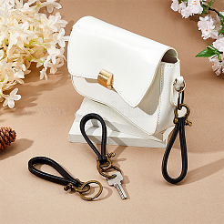 3 porte-clés en cuir de vachette&nbsp;KEYC-FH0001-79