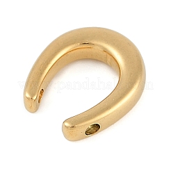 304ステンレスペンダント  馬蹄チャーム  ゴールドカラー  16x14x4mm  穴：1.6mm&nbsp;STAS-M078-01A-G