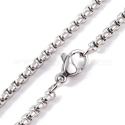 Ожерелья из нержавеющей стали 304 с эмалью NJEW-Q338-05P