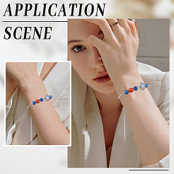 10шт 304 нержавеющая сталь слайдер браслет/боло браслеты изготовление STAS-BBC0004-66