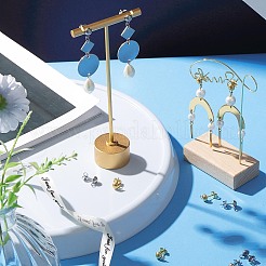 40 шт. 2 цвета 201 нержавеющая сталь купольная/полукруглая фурнитура для сережек-гвоздиков STAS-SC0005-28