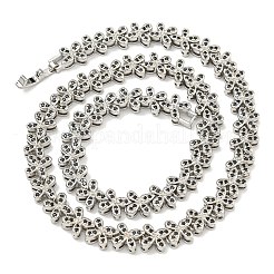 Ожерелья со звеньями-бабочками из латуни с покрытием из латуни и кубическим цирконием&nbsp;NJEW-A031-03P-04