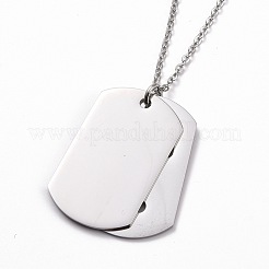 Collane con ciondolo in acciaio inossidabile stile pride 201&nbsp;NJEW-F288-04C-P