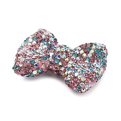 Полимерная глина стразы бусины в форме банта&nbsp;CLAY-NH0001-05E