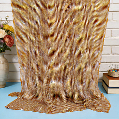 Rifinitura in perline di strass in alluminio&nbsp;DIY-WH0750-412B
