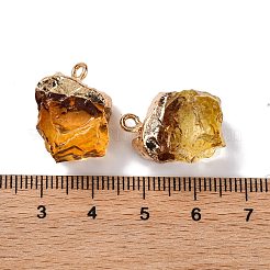 Farbverlaufsfarbe Harzimitat Edelstein Harz unregelmäßige Anhänger&nbsp;RESI-U001-02A