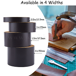 Плоский шнур из воловьей кожи длиной 2 м. AJEW-WH0479-73B-03