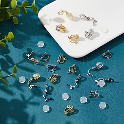 Фурнитура для сережек-клипс из нержавеющей стали 304&nbsp;STAS-PH0005-65