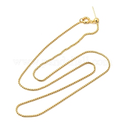 Colliers à maillons coulissants ajustables en laiton de 1.2 mm&nbsp;NJEW-C116-01G