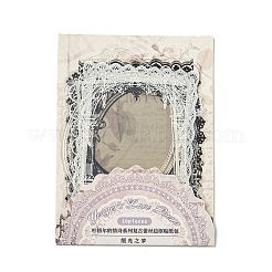 10 шт. 10 стиля винтажных кружевных водонепроницаемых наклеек для животных&nbsp;LS-DIY-M066-05A