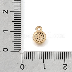 Ciondoli in ottone zirconi chiari micro pavé&nbsp;CU-K001-17G