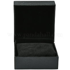 Коробки для часов из искусственной кожи с узором личи CON-WH20013-02B