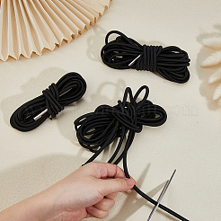 4 шт. полиэстеровые эластичные шнуры 2-х размеров с металлическим наконечником&nbsp;OCOR-WH0063-116