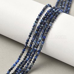 Природный лазурит шарик нити G-G936-2mm-22
