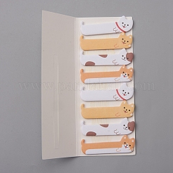Notes autocollantes de bloc-notes animal mignon&nbsp;DIY-WH0161-36E
