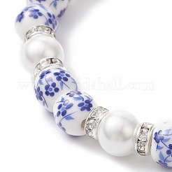 Браслеты с подвесками в виде банта из латуни&nbsp;BJEW-JB12905-01