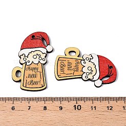 Подвески из дерева тополя с принтом&nbsp;FIND-N005-74K