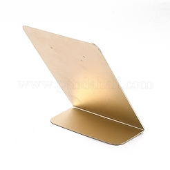 アルミ合金イヤリングディスプレイスタンド  L字型  8.5x3.1x7cm  穴：1.4mm&nbsp;EDIS-E009-02G-02