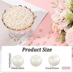 Имитация жемчуга акриловые&nbsp;PEAR-LT0001-02C