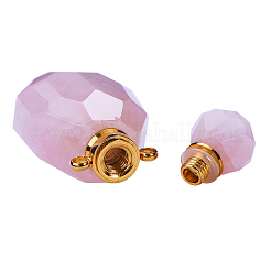 Ограненные натуральные драгоценные камни открывающиеся подвески для флаконов духов&nbsp;G-CJ0001-37