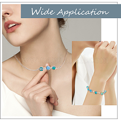 60шт. 6-х стильная латунная рамка для бусин KK-PH0004-19