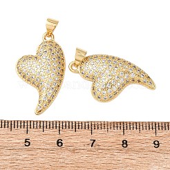 Латунные микро проложить кубического циркония подвески KK-K408-51G-02