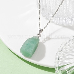 Ожерелья с подвесками из натуральных смешанных драгоценных камней NJEW-JN04507