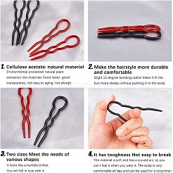 Пластиковые вилки для волос&nbsp;OHAR-NB0001-08