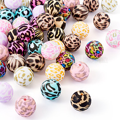 48шт 12 цвета силиконовые бусины&nbsp;SIL-TA0002-61A