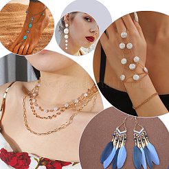 600 шт. 3 стиля латунная булавка для глаз KK-SP0001-75G