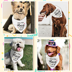 Pañuelo de algodón para perros&nbsp;AJEW-WH0503-006
