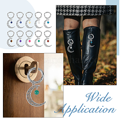 20 шт. 10 стильных подвески для обуви в тибетском стиле с драгоценными камнями и бусинами&nbsp;HJEW-AB00708