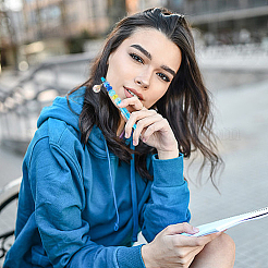 Персонализированные наборы ручек из бисера своими руками DIY-OC0010-94