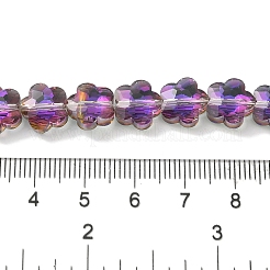 Стеклянные бусины с гальваническим покрытием &nbsp;EGLA-B006-04A-HP03