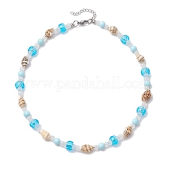 Collane estive da spiaggia in conchiglia naturale&nbsp;NJEW-JN05247