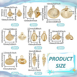 Подвески из сплава 16 шт.&nbsp;TIBEP-BC0001-05