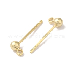Trouver des boucles d'oreilles à clous en laiton&nbsp;KK-K383-03A-G