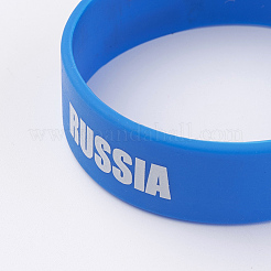 Браслеты из силиконового браслета&nbsp;LS-BJEW-K168-01K